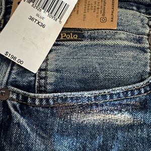 Polo Ralph Lauren Varik Slim Straight Men’s Jeans. New with tags. Waist 38